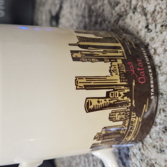 Starbucks Qatar Mug - Cream and Brown - Picture 2 of 4